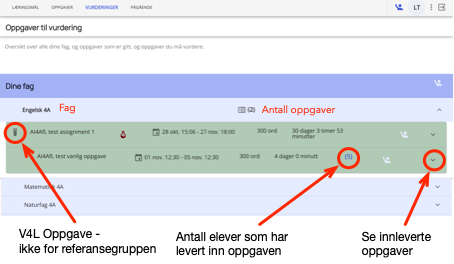 Oppgave til vurdering