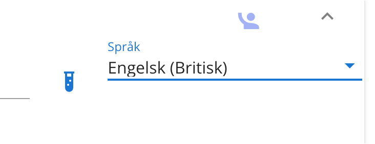 Kontrollgruppen velger V4L Språk