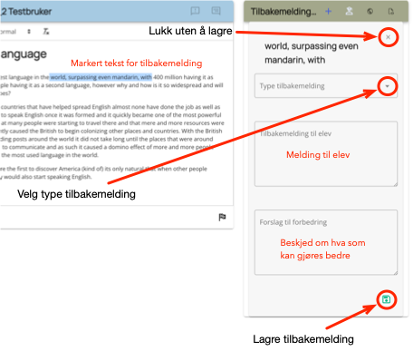 Hvordan gi tilbakemelding